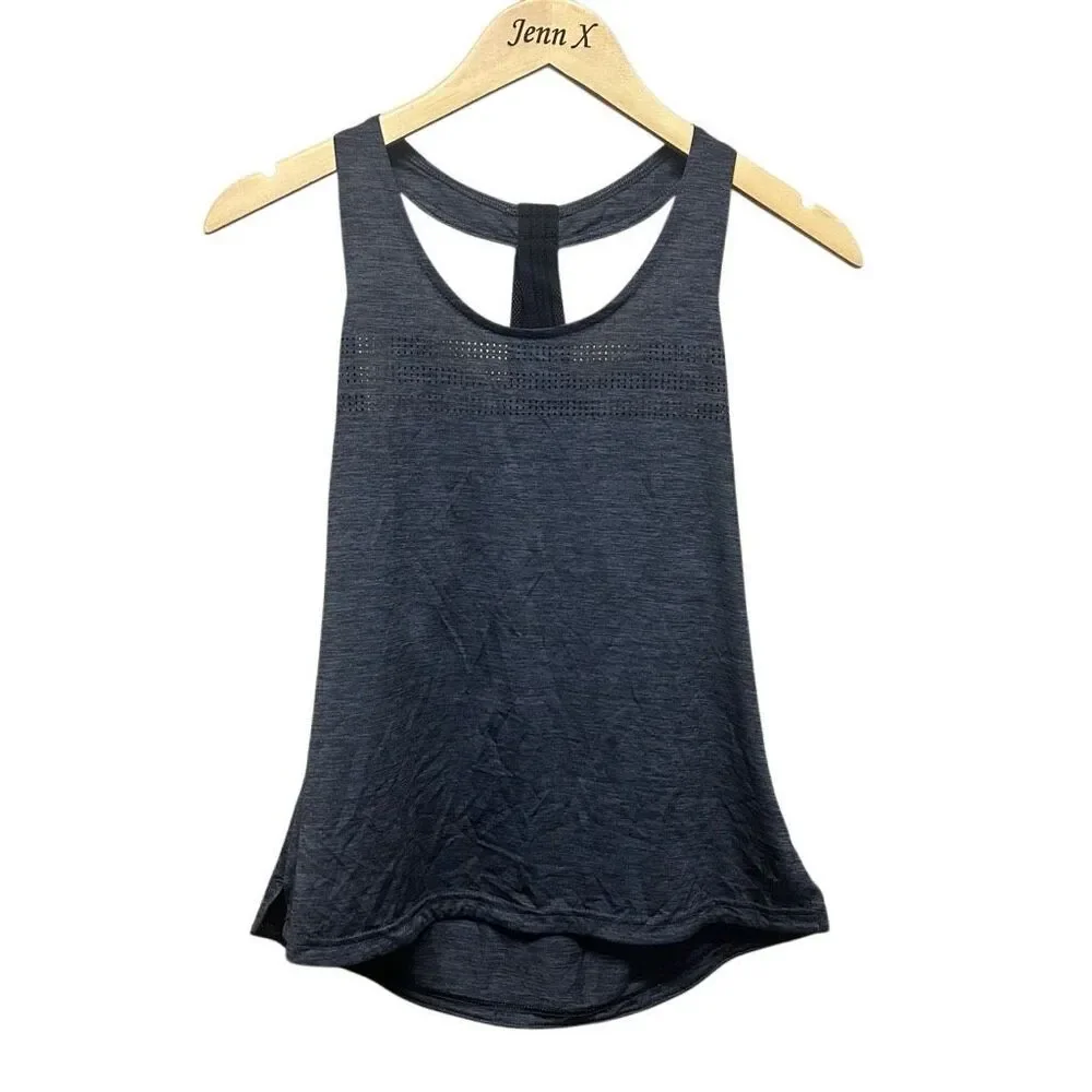 Adidas Black Sleeveless Athletic Tank Top Size S Racerback Performance Active